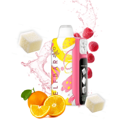 RASPEBERRY ORANGE ELF BAR ICE KING 40K