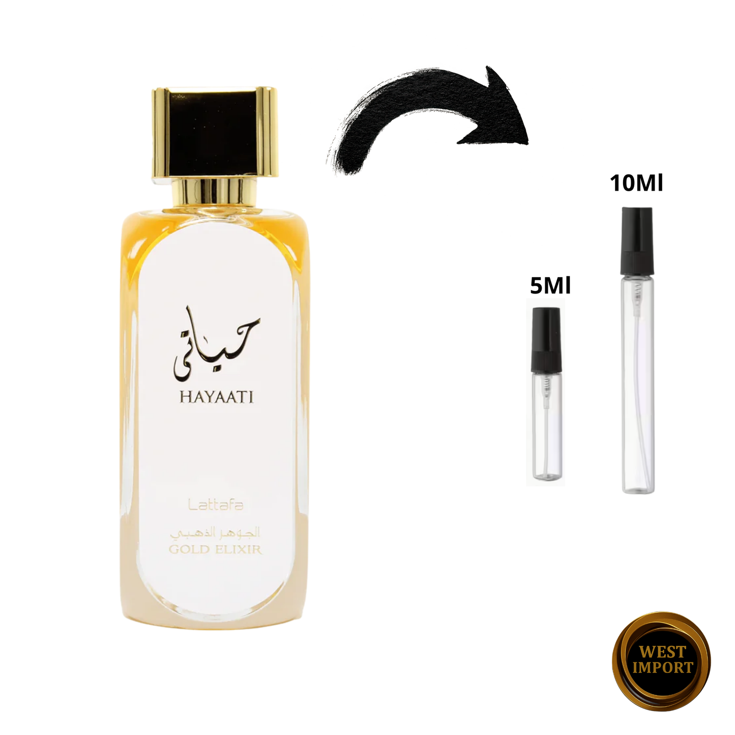 DECANT LATTAFA HAYAATI GOLD ELIXIR