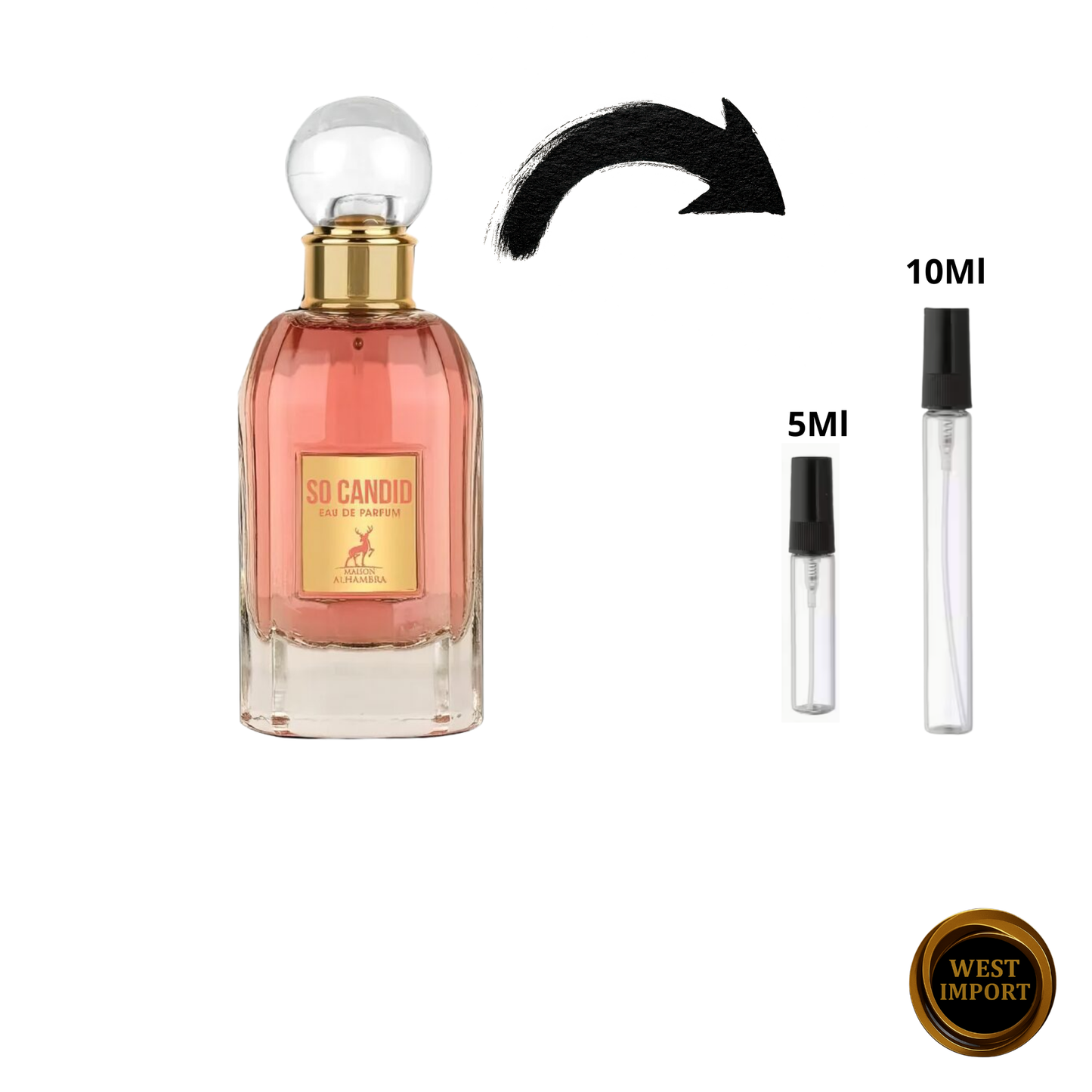 MAISON ALHAMBRA SO CANDID MEN DECANT