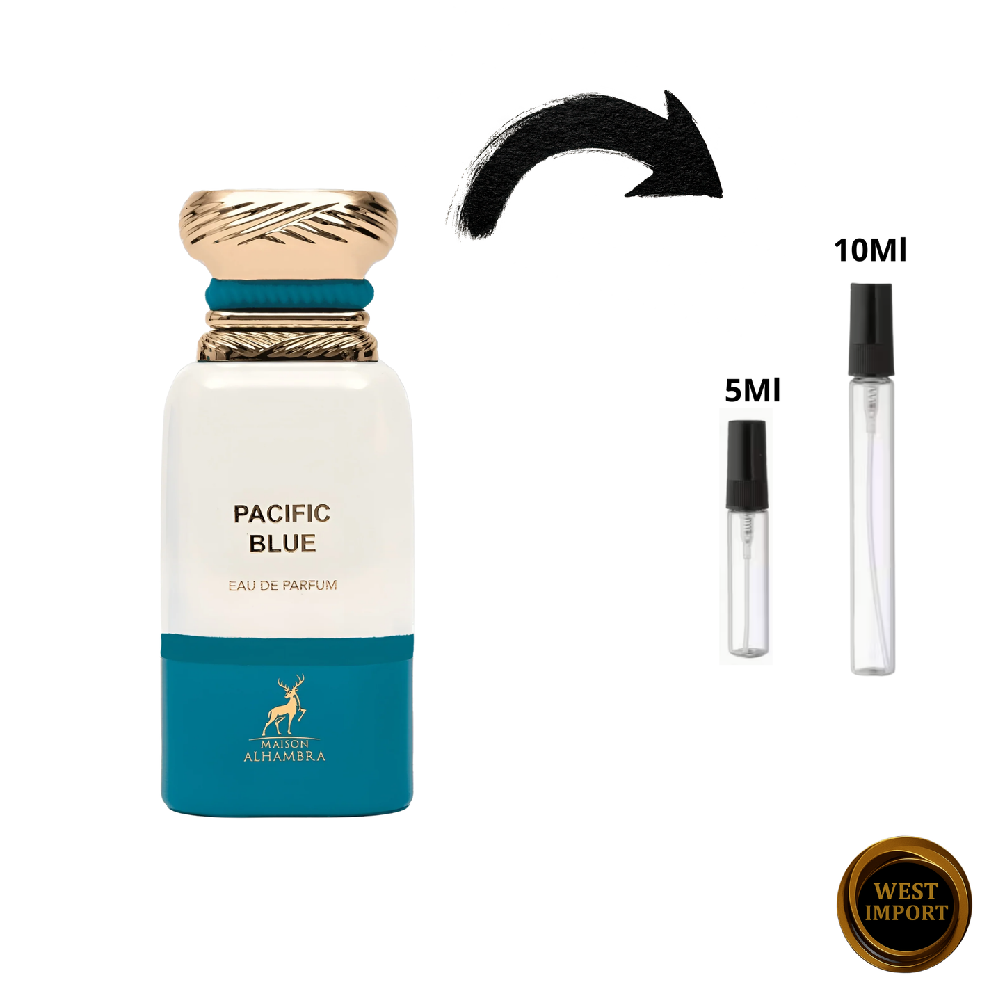 MAISON ALHAMBRA PACIFIC BLUE EDP DECANT