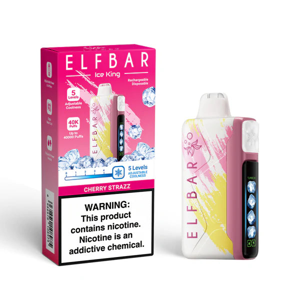 CHERRY STRAZZ ELF BAR ICE KING 40K
