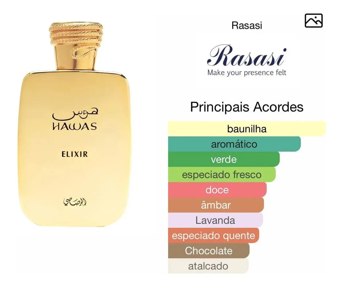 HAWAS RASASI ELIXIR EDP DECANT