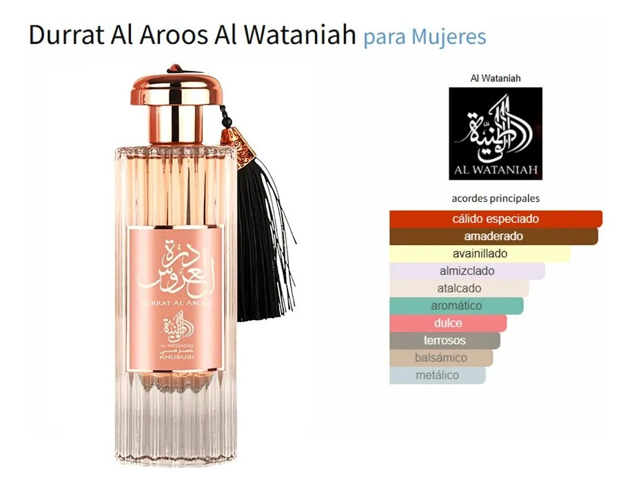 AL WATANIAH DURRAT AL AROOS LOVE EDP 100 ML