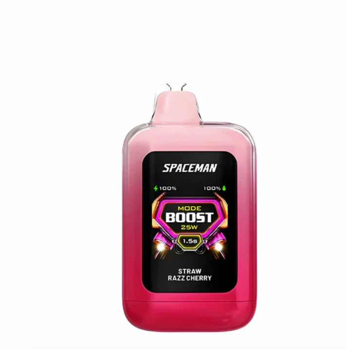 STRAW RAZZ CHERRY SMOK SPACEMAN NEBULA 25K PUFFS