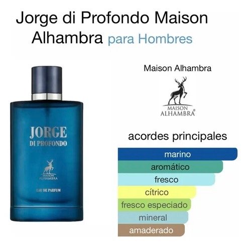 30ML MAISON ALHAMBRA JORGE DI PROFUMO DEEP BLUE
