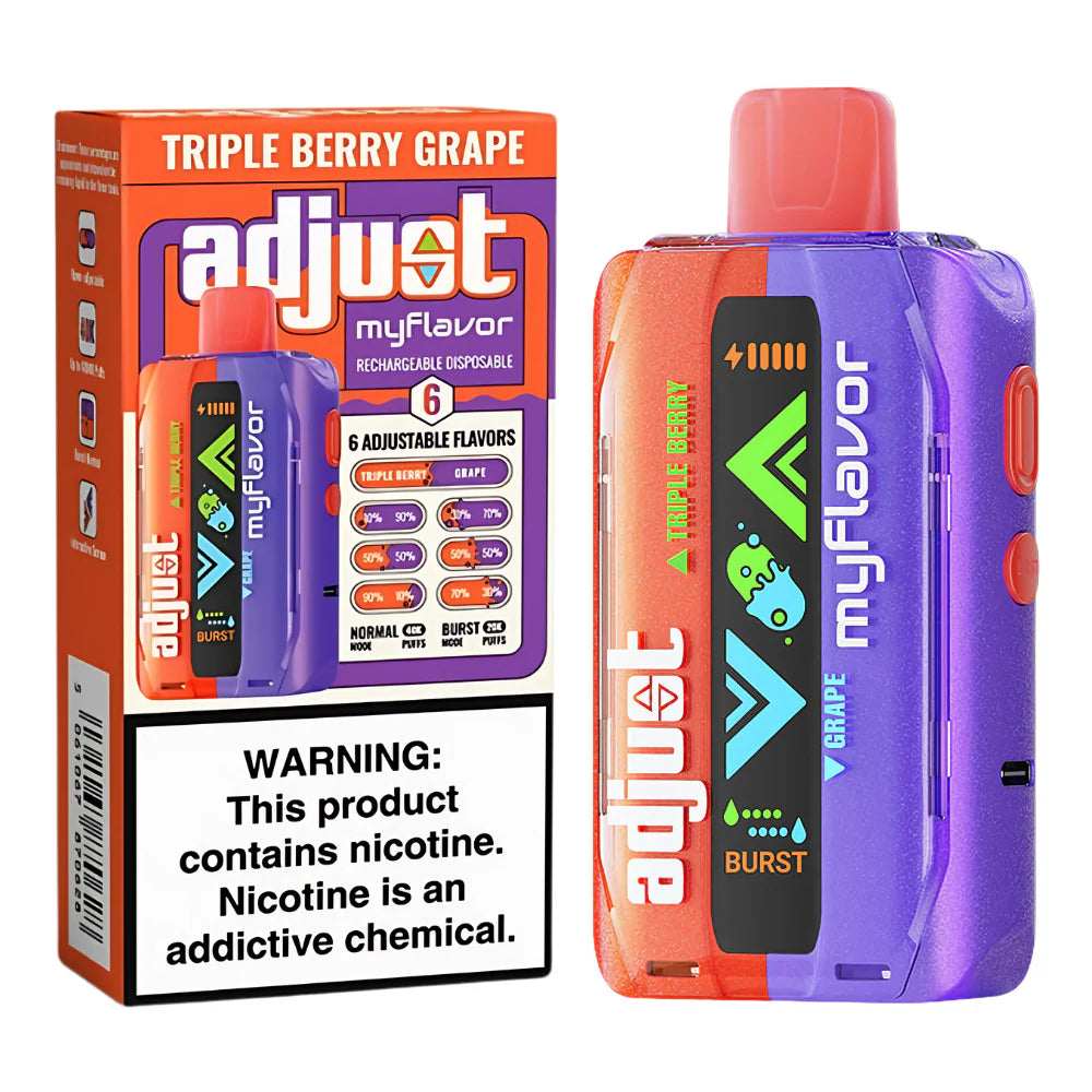 ADJUST MYFLAVOR 40k TRIPLE BERRY GRAPE (30.000 por menor)