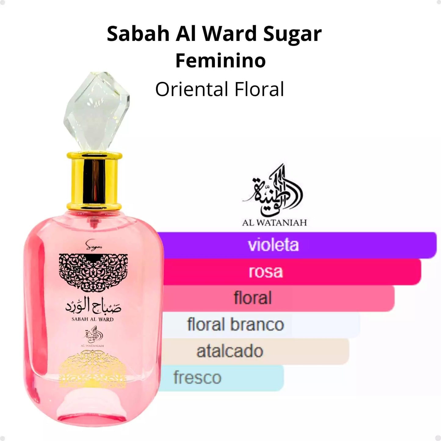 AL WATANIAH SABAH AL WARD SUGAR EDP 100ML