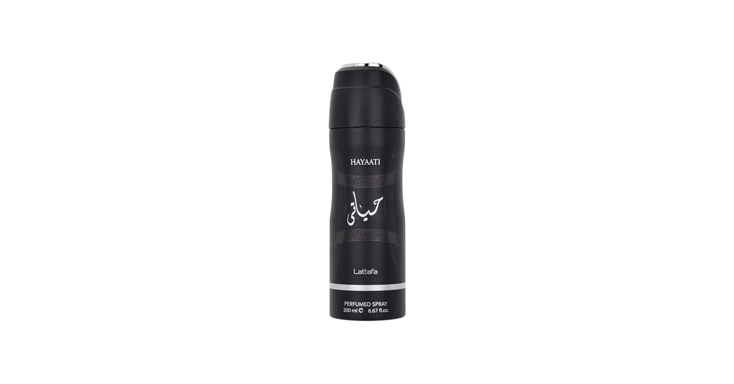 DESODORANTE LATTAFA HAYAATI BLACK 200ML