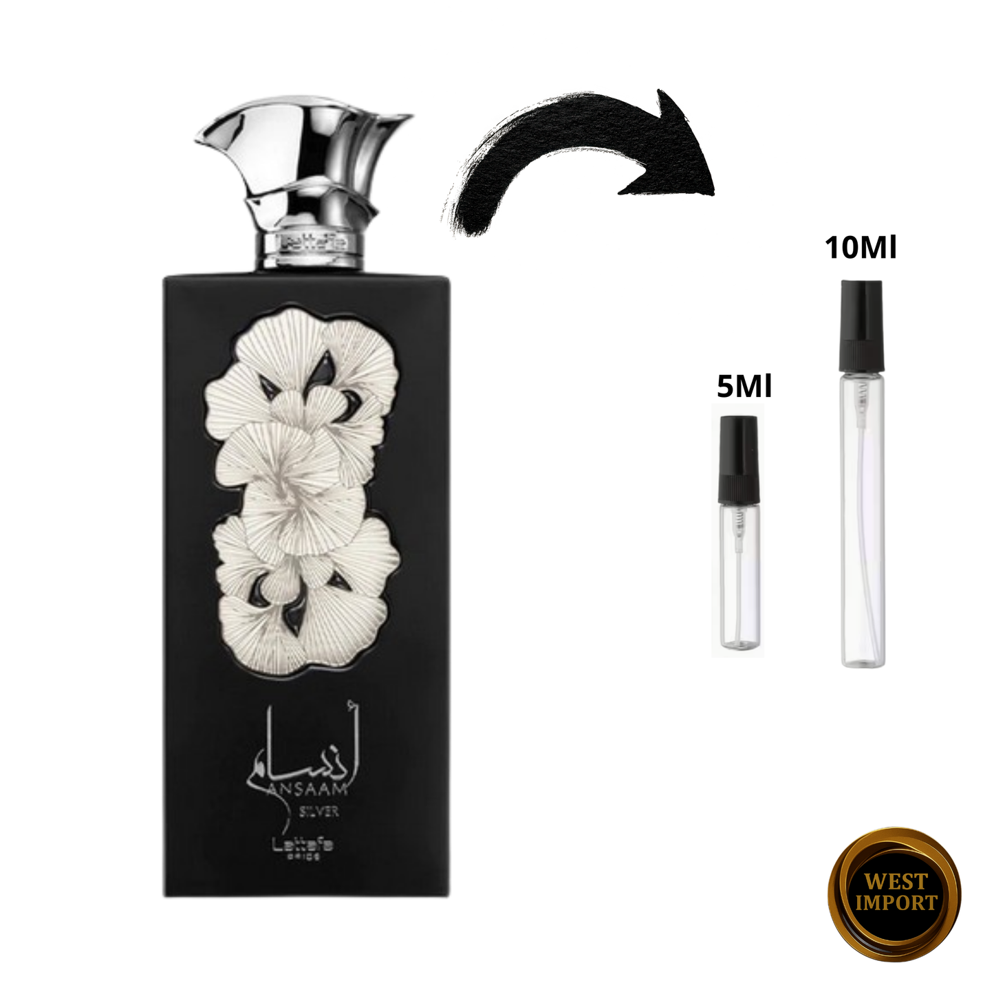 DECANT  LATTAFA ANSAAM SILVER