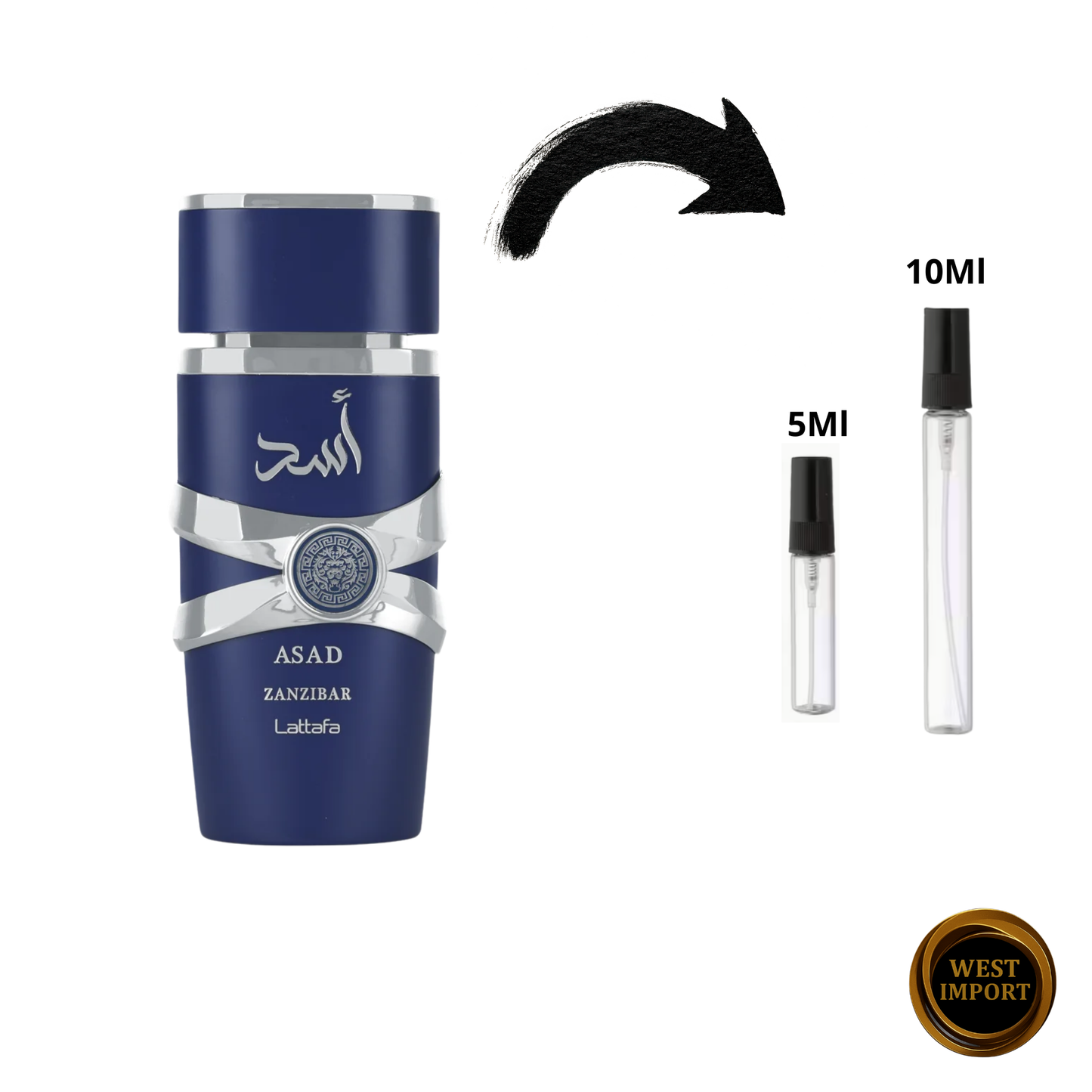 DECANT LATTAFA ASAD ZANZIBAR