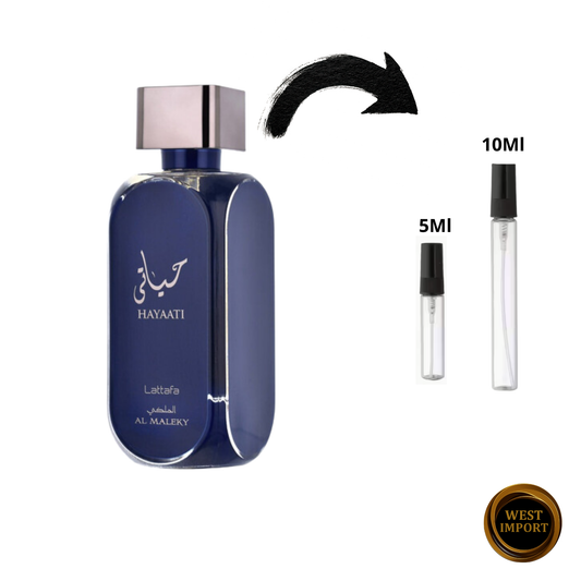 DECANT  LATTAFA HAYAATI AL MALEKY