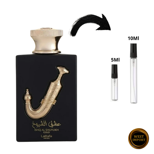 DECANT LATTAFA ISHQ AL SHUYUKH GOLD