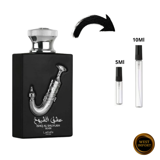 DECANT LATTAFA ISHQ AL SHUYUKH SILVER