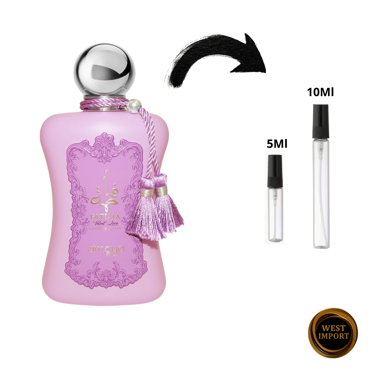 DECANT ZIMAYA FATIMA VELVET LOVE EDP
