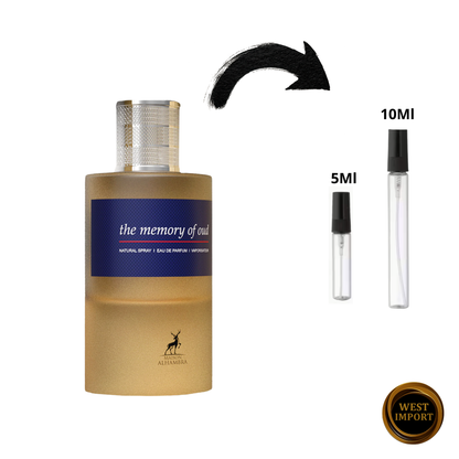 MAISON ALHAMBRA THE MEMORY OF OUD EDP DECANT