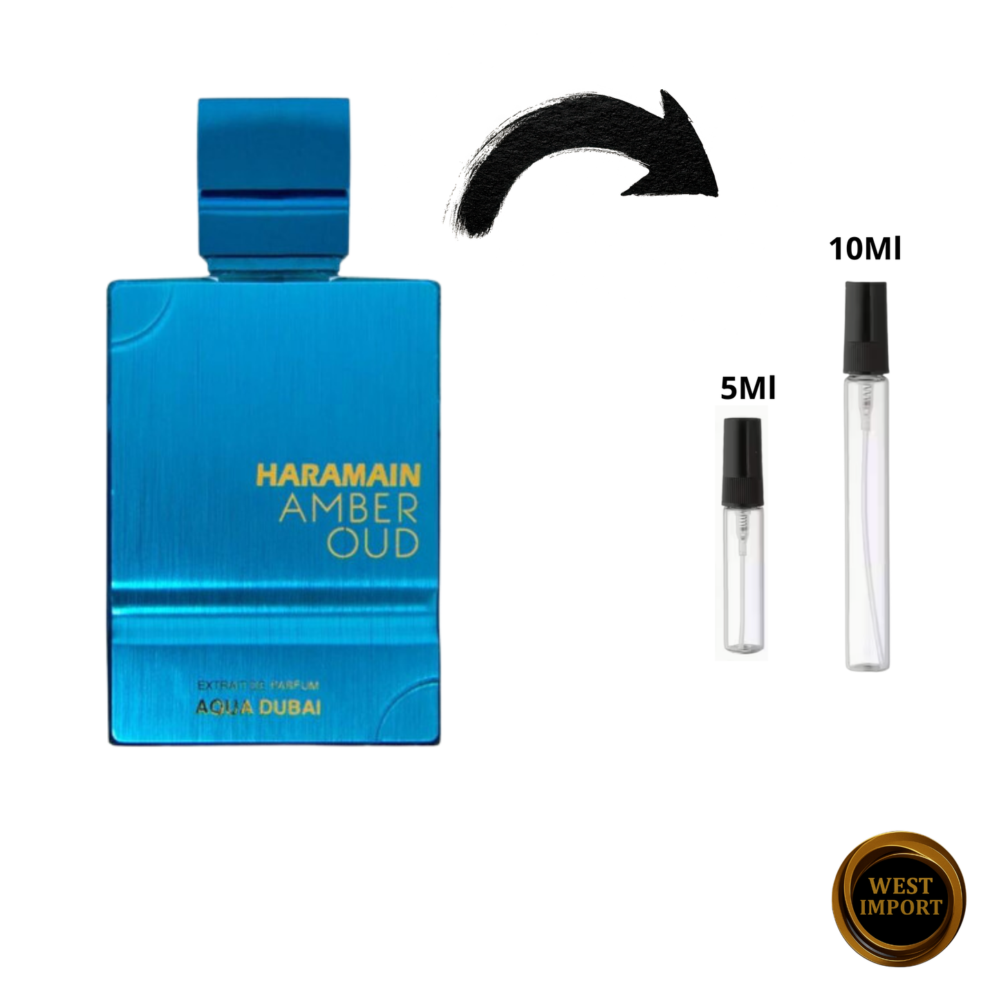 DECANT  AL HARAMAIN AQUA DUBAI