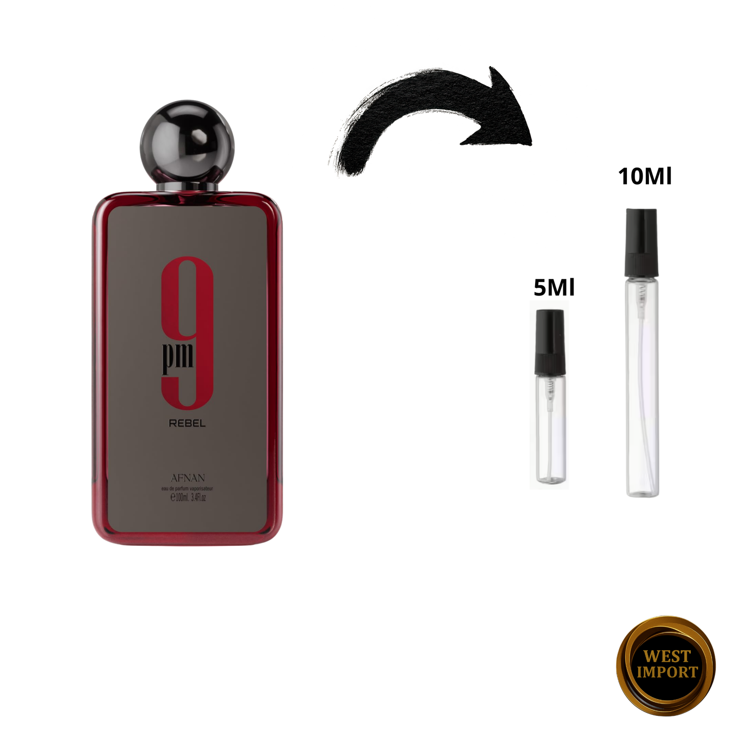 DECANT  AFNAN 9pm RE2BEL