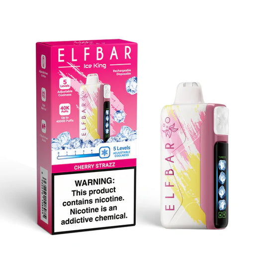CHERRY STRAZZ ELF BAR ICE KING 40K