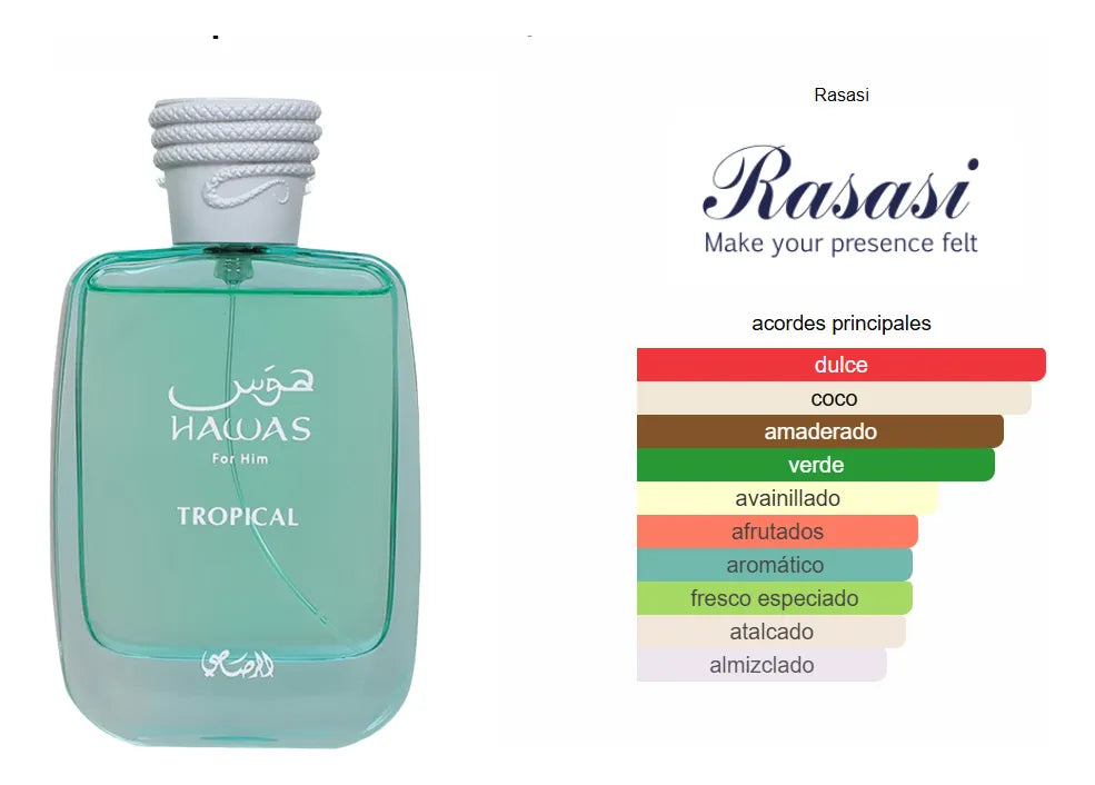 RASASI HAWAS TROPICAL EDP 100ml