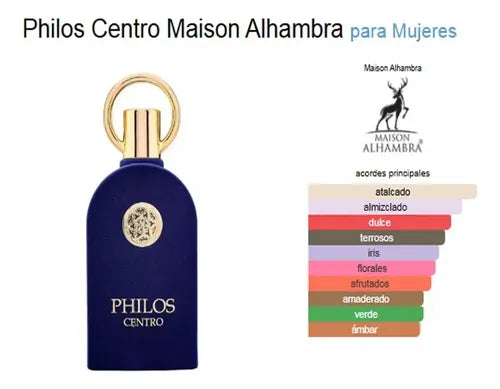 MAISON ALHAMBRA PHILOS CENTRO EDP 100 ML