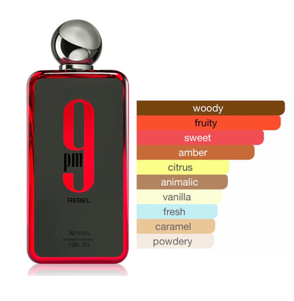 AFNAN 9PM REBEL EDP 100ML