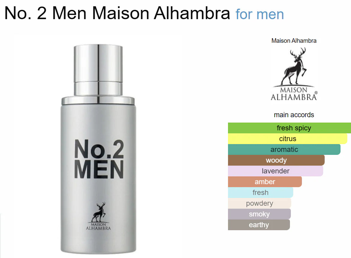 MAISON ALHAMBRA NO 2 MEN EDP 100ML