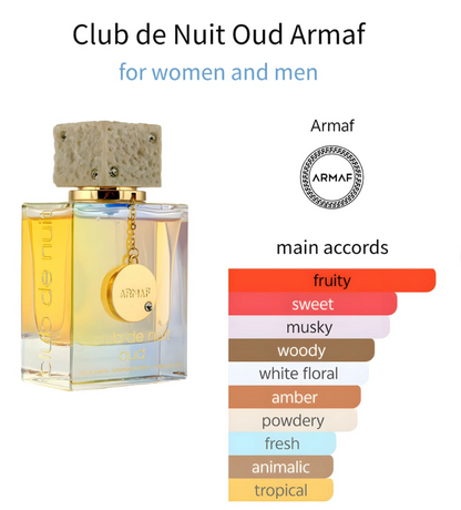 ARMAF CLUB DE NUIT OUD PARFUM 105ML