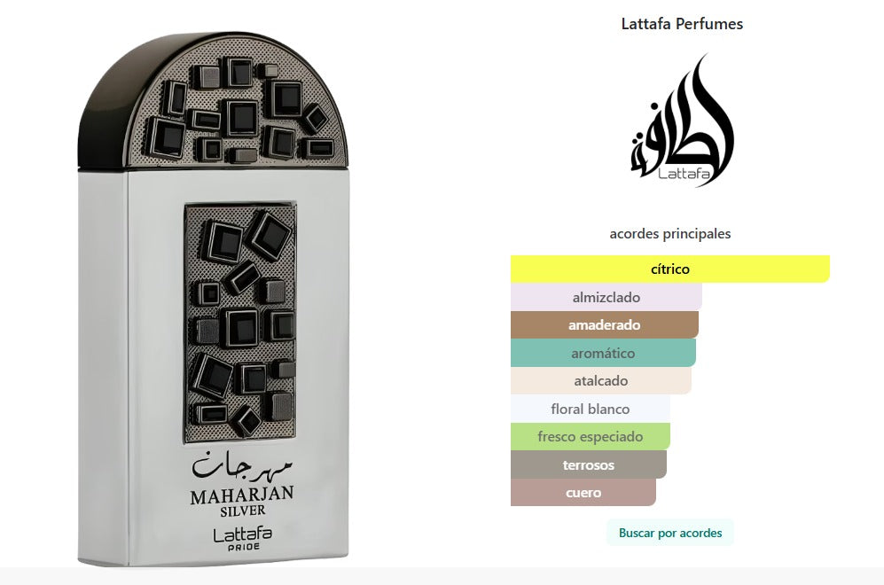 LATTAFA MAHARJAN SILVER EDP 100ML