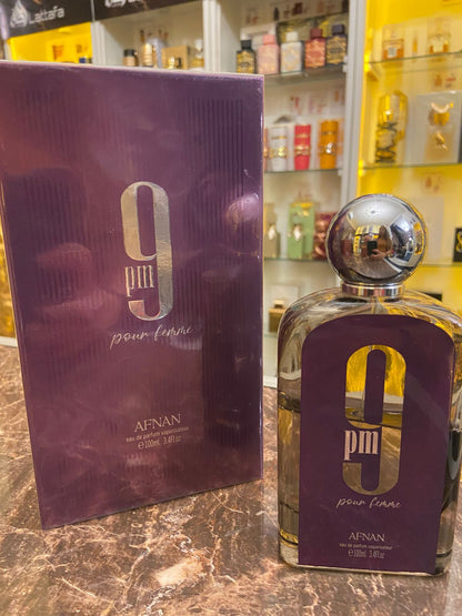AFNAN 9PM POUR FEMME (PURPLE) EDP 100ML