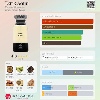 30 ML MAISON ALHAMBRA DARK AOUD