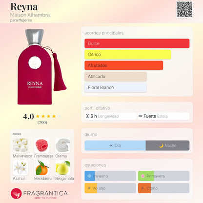 30 ML MAISON ALHAMBRA REYNA POUR FEMME