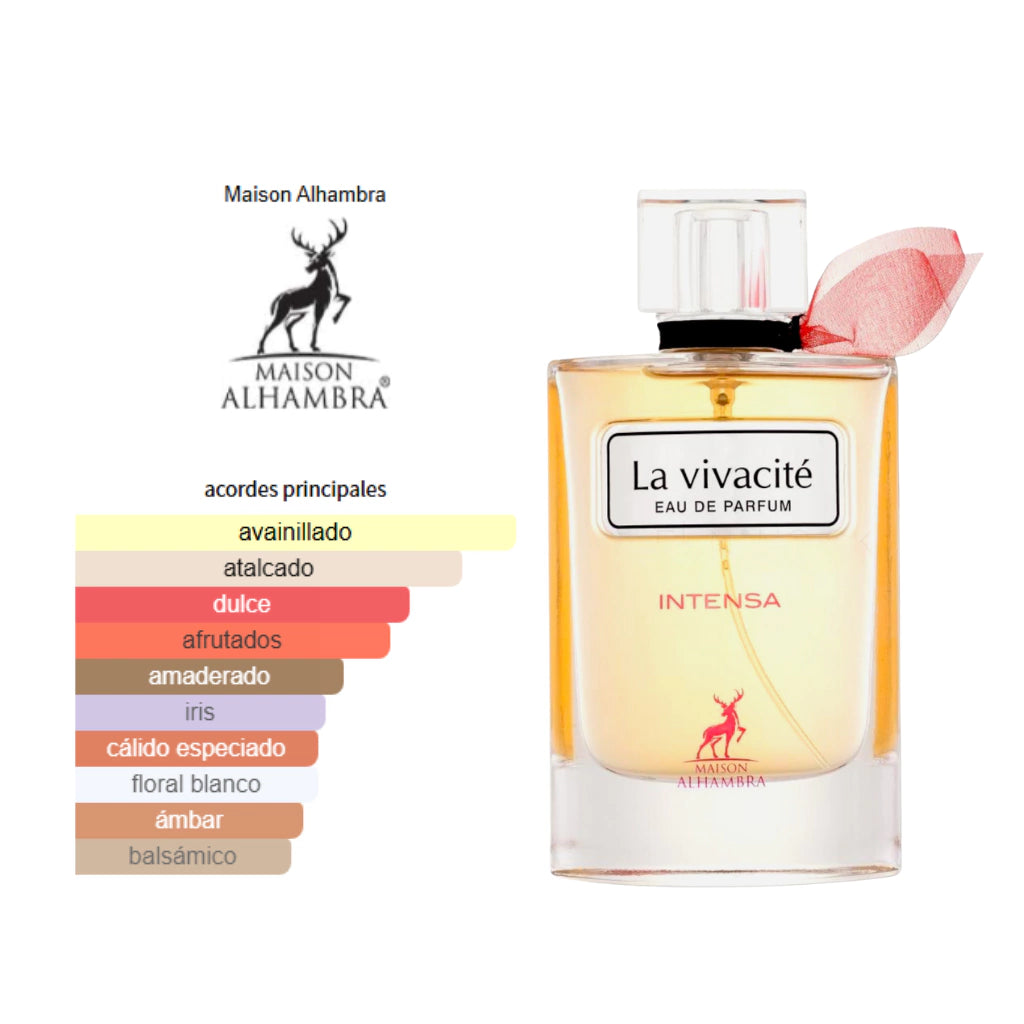 MAISON ALHAMBRA LA VIVACITE INTENSA 100ML WOMAN