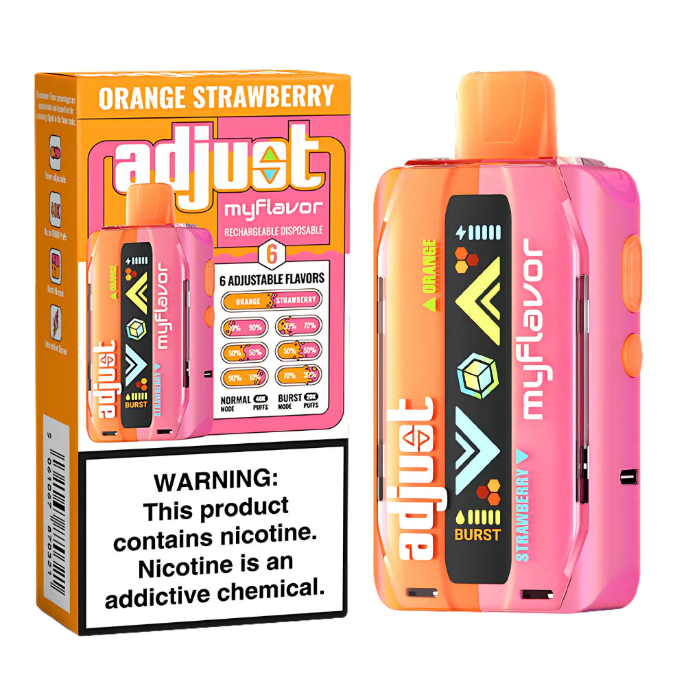 ADJUST MYFLAVOR 40k ORANGE STRAWBERRY (30.000 por menor)