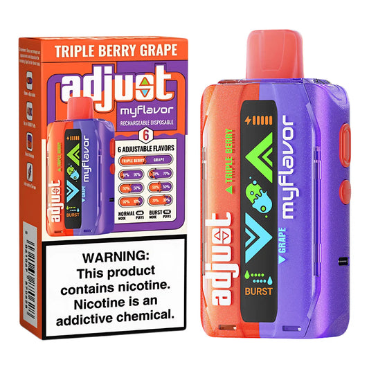ADJUST MYFLAVOR 40k TRIPLE BERRY GRAPE (30.000 por menor)